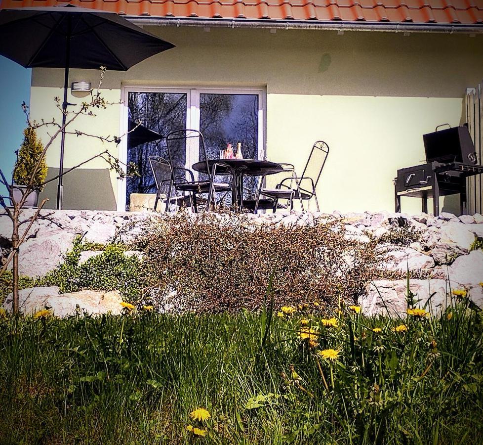 Behagliches Ferienhaus Zaunkoenig -Mit Kamin Und Sauna Tanne Exterior foto